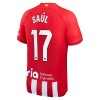 Virallinen Fanipaita Atlético Madrid Saul 17 Kotipelipaita 2023-24 - Miesten